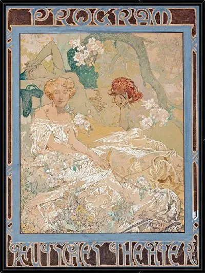 Картина Театральная программа Deutsches Schauspiel-Haus (1908)
