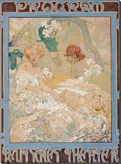 Картина Театральная программа Deutsches Schauspiel-Haus (1908)