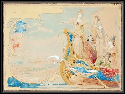 Картина Этюд для фрески (около 1900 г.)
