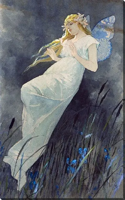 Картина Эльфе с Ирисблютеном (ок. 1885–1890)