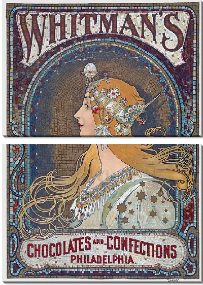 Картина Шоколадные конфеты и кондитерские изделия Whitman. Филадельфия (1895–1917)