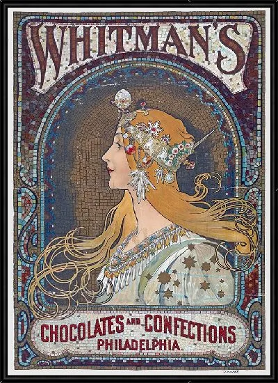 Картина Шоколадные конфеты и кондитерские изделия Whitman. Филадельфия (1895–1917)