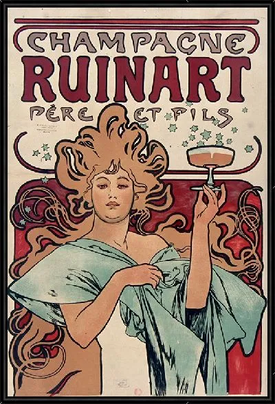 Картина Шампанское Рюинар Пер Эт Филс. (1896)