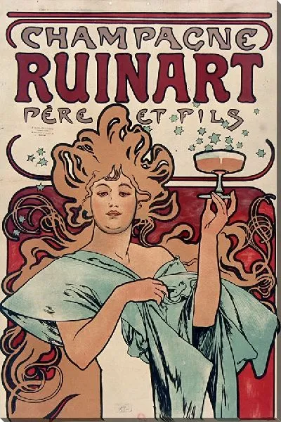Картина Шампанское Рюинар Пер Эт Филс. (1896)