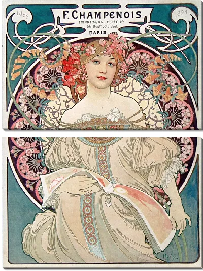 Картина Ф. Шампенуа Imprimeur-Editeur (1898)