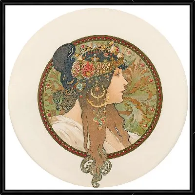Картина Тет Византийцы (Брюнетка) (около 1897 г.)