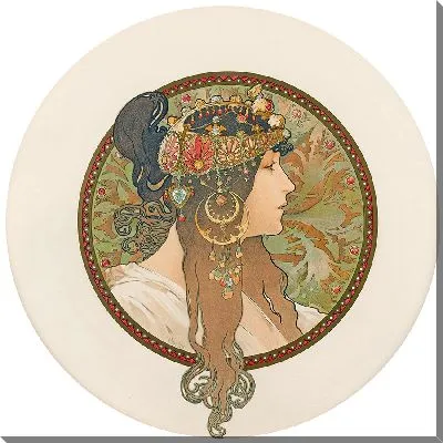 Картина Тет Византийцы (Брюнетка) (около 1897 г.)