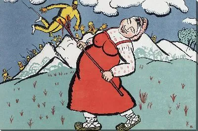 Австриец поехал к Радзивиллу и наткнулся прямо на вилы крестьянки (1914-1915)