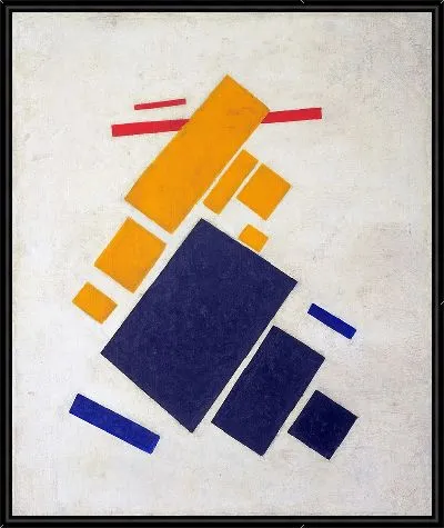 Картина Супрематическая композиция. Летящий самолет (1915)