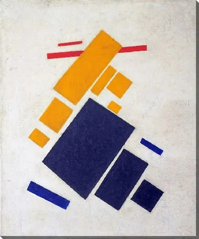 Картина Супрематическая композиция. Летящий самолет (1915)