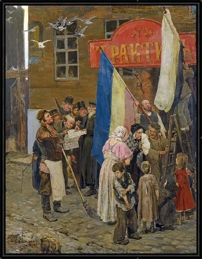 Картина Известия о взятии Карса (1878 г.)