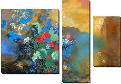 Картина Офелия среди цветов (Ophelia among the Flowers)