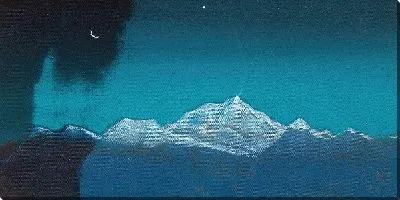 Картина Гималаи, Сикким (около 1928–1929 гг.)