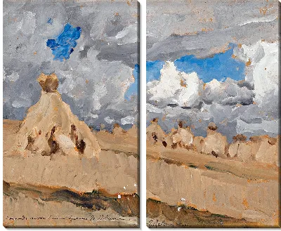 Картина Стога Сена в английском пейзаже