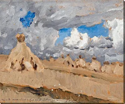 Картина Стога Сена в английском пейзаже