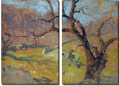 Картина Вид под Ялтой (1886)