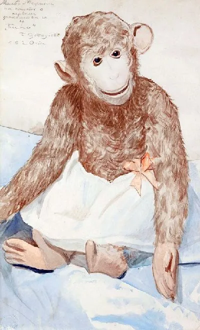 Картина Игрушечная обезьянка (1920)