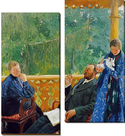 Картина Семейный портрет (портрет семьи Поленовых) (1904-1905)