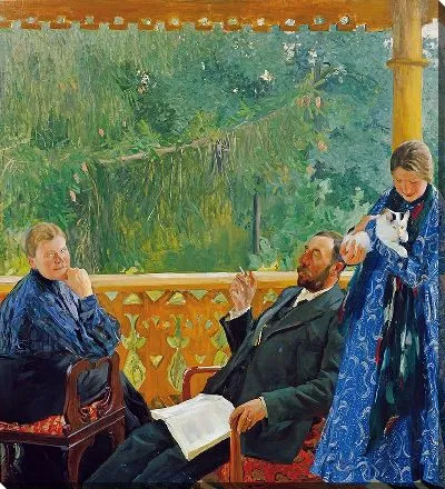 Картина Семейный портрет (портрет семьи Поленовых) (1904-1905)