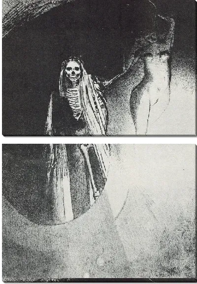 Картина Смерть - Это - я, кто делает Вас серьезными (Флобер, Искушения Св. Энтони) (Death - It is I who make you serious (Flaubert, The Temptations of St. Anthony))