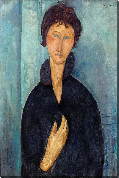 Картина Женщина с голубыми глазами (1918)