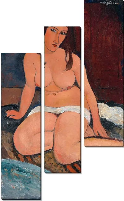 Картина Сидящая обнаженная (1917)