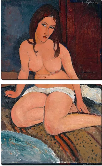 Картина Сидящая обнаженная (1917)