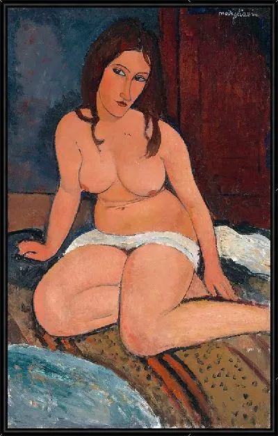 Картина Сидящая обнаженная (1917)