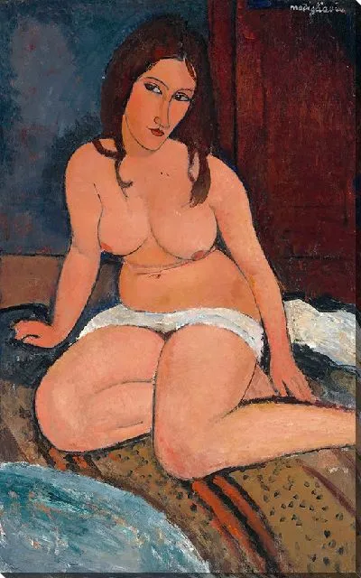 Картина Сидящая обнаженная (1917)