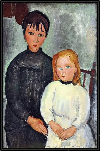 Картина Две девушки (1918)