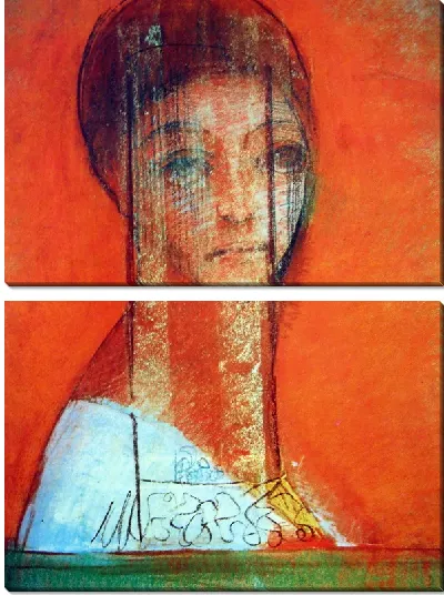 Картина Донна Велата. Эта порода невидимое время (Donna Velata. Questa roccia un tempo invisibile)