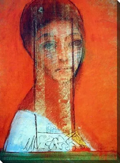 Картина Донна Велата. Эта порода невидимое время (Donna Velata. Questa roccia un tempo invisibile)