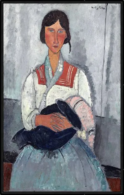 Картина Цыганка с младенцем (1919)