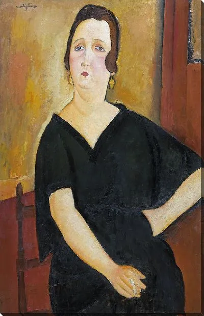Картина Мадам Амеде (Женщина с сигаретой) (1918)