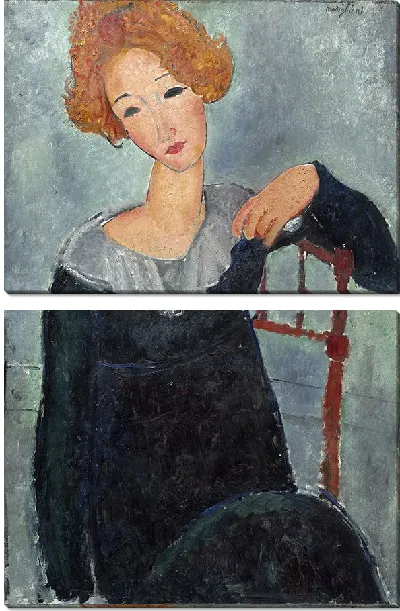 Картина Женщина с рыжими волосами (1917)