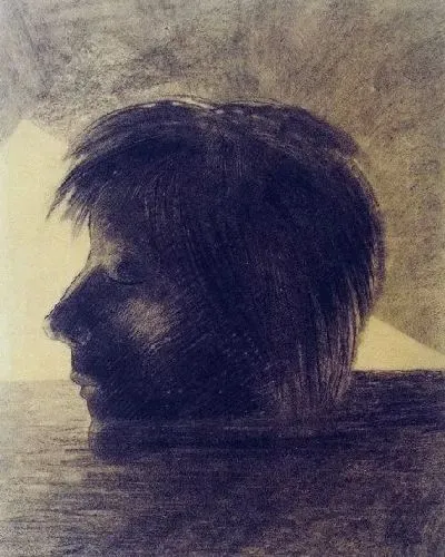 Картина Голова на воде (Der Kopf auf dem Wasser)