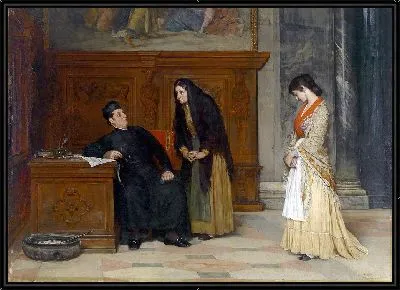 В ризнице (1877)