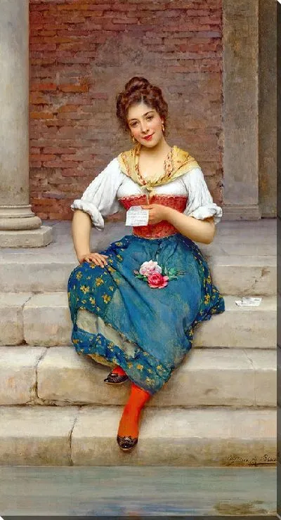 Картина Любовное письмо (1902 г.)