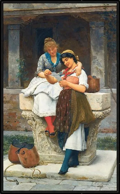 Картина Любовное письмо (1887 г.)