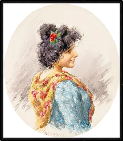 Картина Итальянская красавица (1896)