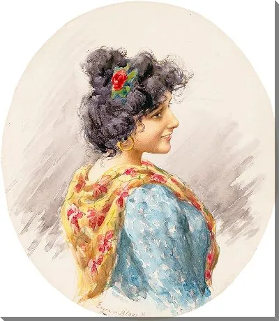 Картина Итальянская красавица (1896)