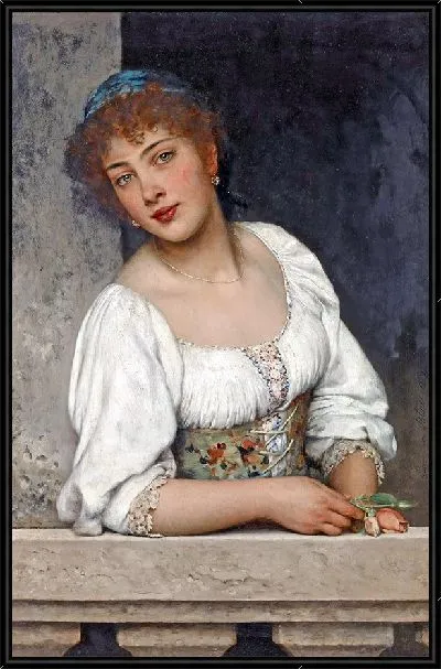 Картина Девушка у окна (1889)