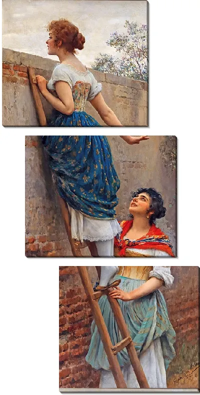 Картина Любопытный (1897)