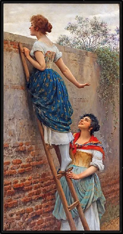 Картина Любопытный (1897)