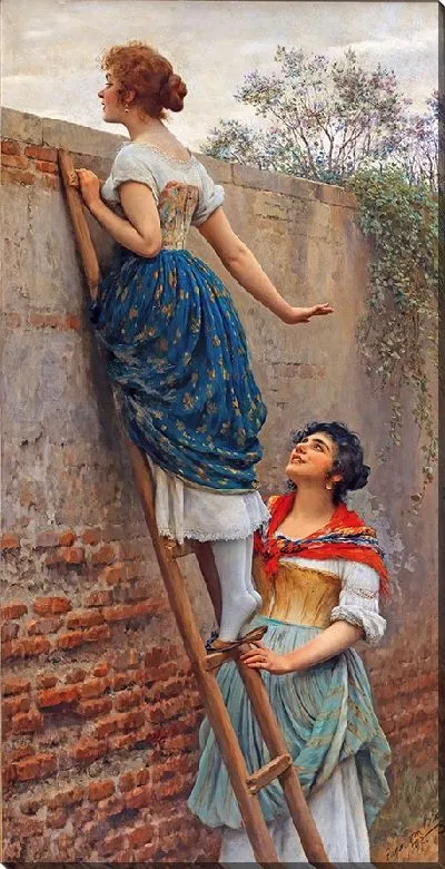 Картина Любопытный (1897)