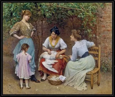 Ощипывание гуся (1910)