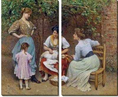 Ощипывание гуся (1910)