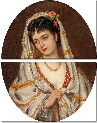 Картина Юная итальянская красавица (1871)