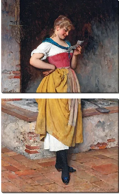 Картина Хорошие новости (1887)