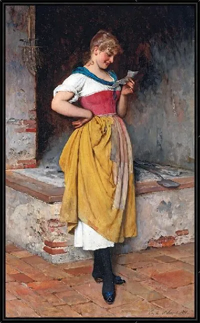 Картина Хорошие новости (1887)